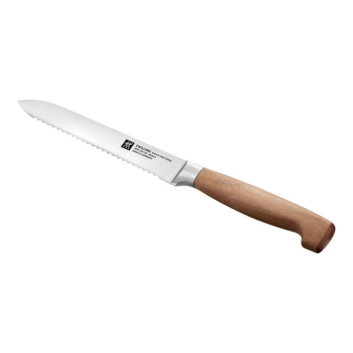 Универсальный нож 13 см, зубчатое лезвие, Котибе Four Star Zwilling