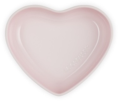 Блюдо сервірувальне у формі серця 20 см, рожеве Heart Le Creuset