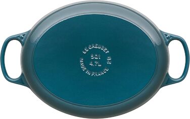 Жаровня 27 см з кришкою, глибокий бірюзовий Signature Le Creuset