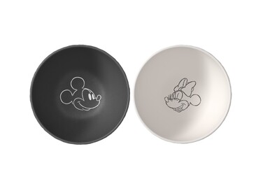 Набір з 2 мисок для мюслі 430 мл чорна та біла Manufacture - Mickey Mouse Villeroy & Boch