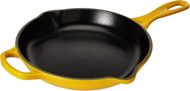 Чавунна сковорода LE CREUSET Signature, кругла, Ø Для всіх типів плит, вкл. підходить для індукції, 1,93 кг, гранат, 20182239490422 (Нектар, 23 см)
