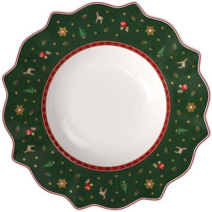 Тарілка супова 26 см зелена Toy's Delight  Villeroy and Boch