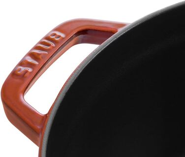 Каструля / жаровня 24 см з кришкою Burnt Orange Staub