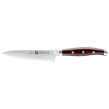 Кухарський ніж компактний 13 см дамаська сталь, червоний Twin Cermax Zwilling