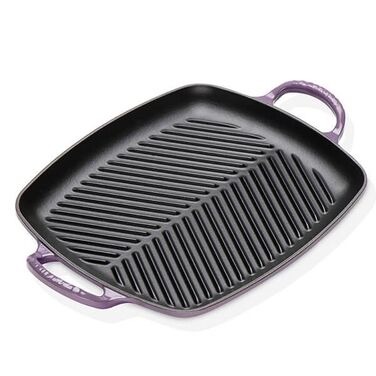 Сковорода гриль прямоугольная 30 см фиолетовая Le Creuset