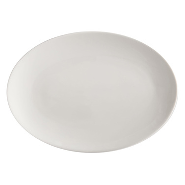 Блюдо сервірувальне овальне Maxwell & Williams WHITE BASICS ROUND, порцеляна, 35 х 25 см