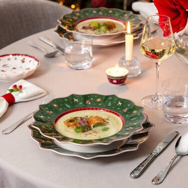 Тарілка супова 26 см зелена Toy's Delight  Villeroy and Boch