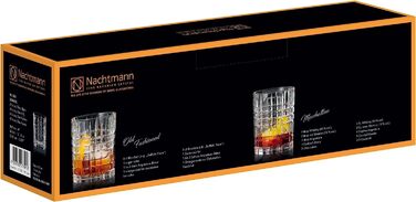 Набір склянок для віскі 345 мл, 4 предмети, Square Nachtmann