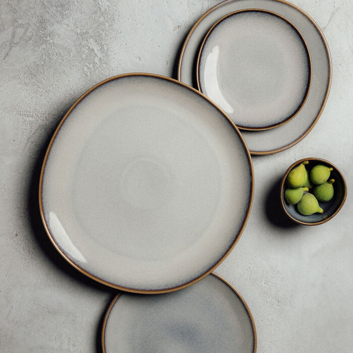 Тарілка сервірувальна 32 см бежева Lave Villeroy & Boch