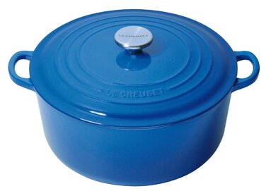 Каструля / жаровня 22 см, синій Le Creuset