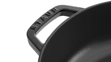 Чавунна жаровня Chistera з кришкою 28 см, чорна Staub