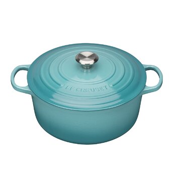 Каструля / жаровня з кришкою 24 см, бірюзовий Signature Le Creuset
