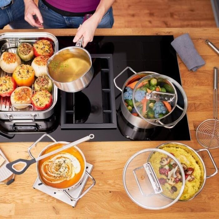 Набір кастрюль зі скляними кришками, 4 предмети Expertiso Rosle