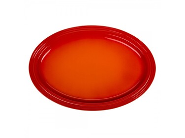 Блюдо сервіровки овальне 46 см, помаранчеве Flame Le Creuset