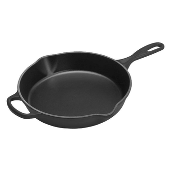 Сковорода чавунна 26 см висока, чорна Le Creuset