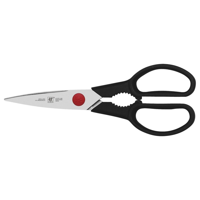 Набір з 5 ножів з ножицями та заточуючим блоком білий Gourmet Zwilling