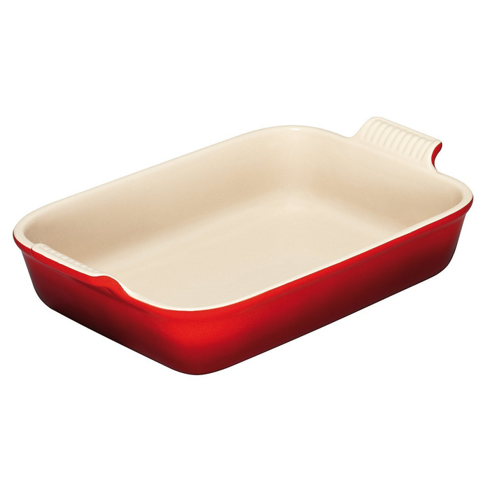Блюдо прямокутне 41 см, вишневий Le Creuset