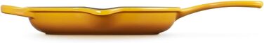 Чавунна сковорода LE CREUSET Signature, кругла, Ø Для всіх типів плит, вкл. підходить для індукції, 1,93 кг, гранат, 20182239490422 (Нектар, 23 см)