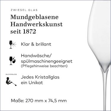 Набір келихів 2 шт 366 мл для шампанського Alloro, Zwiesel Glas