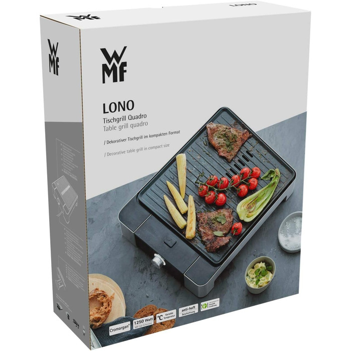 Електричний настільний гриль 1250 Вт Lono WMF
