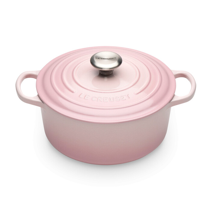 Каструля кругла 4,2 л рожева Shell Pink Le Creuset