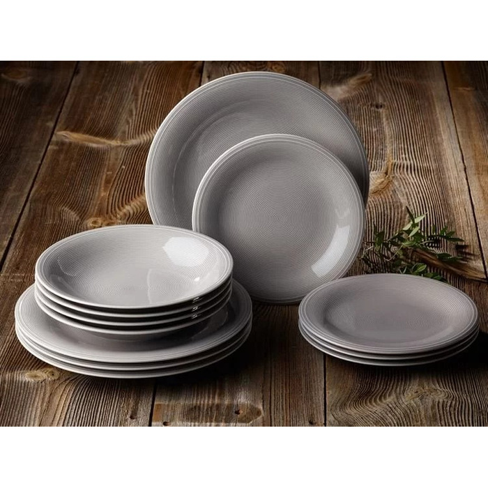 Тарелка обеденная 28,5 см, серая Color Loop Villeroy & Boch