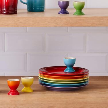 Набір тарілок для сніданку 22 см, різнокольоровий Le Creuset