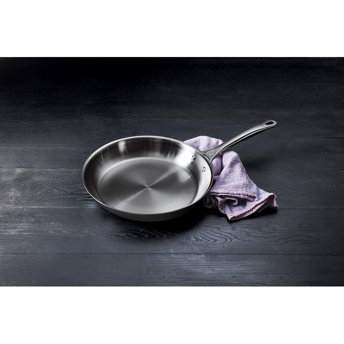 Сковорода 20 см нержавіюча сталь 3-ply Plus Le Creuset