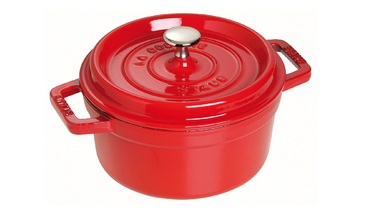 Кокот круглий 28 см, вишневий Staub