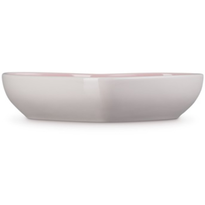 Блюдо сервірувальне у формі серця 20 см, рожеве Heart Le Creuset