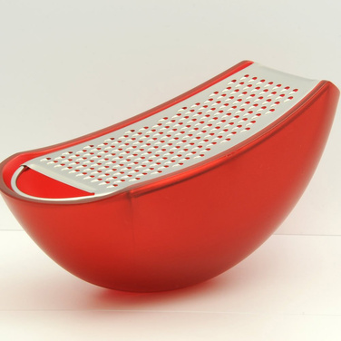 Терка 7,8х15,5х7,5 см червона Parmenide Alessi