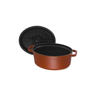Кокот овальний 29 см, кориця Staub