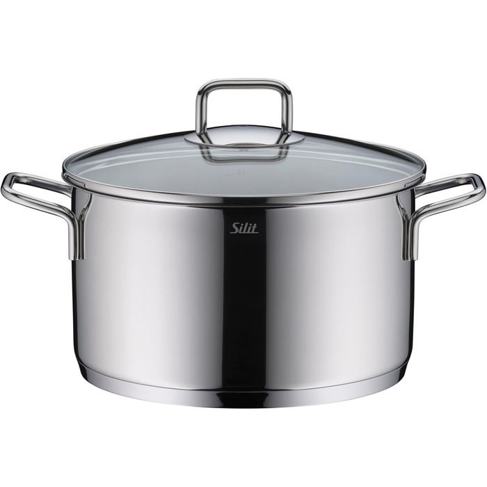 Каструля 24 см зі скляною кришкою Extra Cook Silit