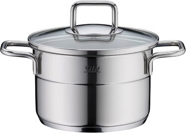 Міні-каструля 14 см зі скляною кришкою Extra Cook Mini Silit
