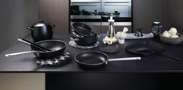 Парова вставка 22,5 см чорна Mami 3.0 Alessi