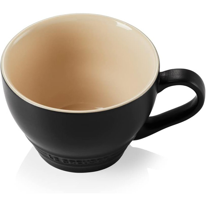 Керамічна чашка Le Creuset, 0,35 л, 70302351700002 (чорна матова, 400 мл)