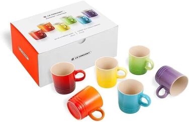 Набор из 6 кружек 350 мл, разноцветный Le Creuset