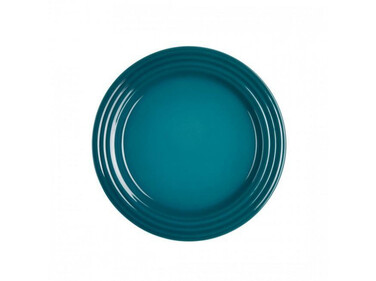 Тарілка для сніданку 21,8 см блакить Deep Teal Le Creuset
