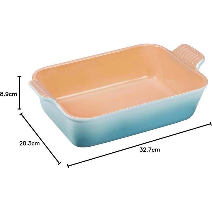 Форма для запікання прямокутна 2,4 л 26 см Light Blue Le Creuset