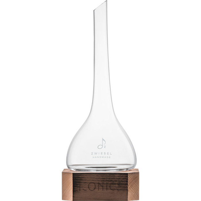 Декантер для красного вина 0,75 л на деревянной подставке Iconics Zwiesel Glas