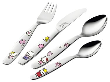 Набір дитячих столових приборів 4 предмета Hello Kitty Twin Kids Zwilling