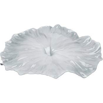 Блюдо 44,8х6,3х41 см біле Lotus leaf Alessi