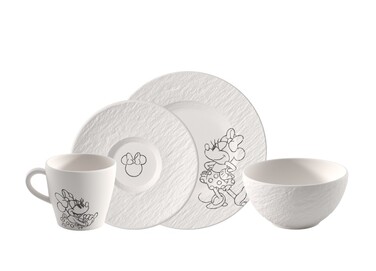 Набір посуду 4 предмета білий на 1 персону Manufacture - Mickey Mouse Villeroy & Boch