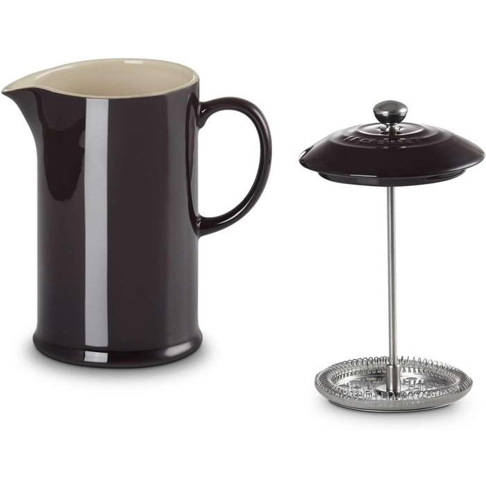 Френч-прес 1 л чорний глянець Le Creuset