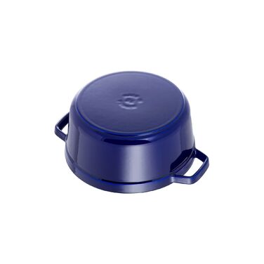 Кокот круглий 28 см, синій Staub