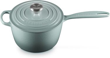 Чугунный сотейник 2 л с крышкой, Морская соль Signature Le Creuset