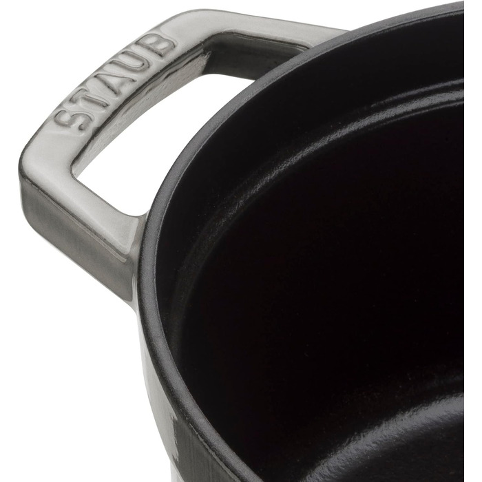 Каструля / жаровня 24 см з кришкою Graphite Grey Staub