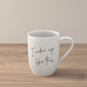 Кружка 340 мл "I woke up like this", біла Statement Villeroy & Boch