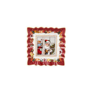 Тарілка квадратна глибока "Санта" 23 x 3,5 см Toy's Fantasy Villeroy & Boch