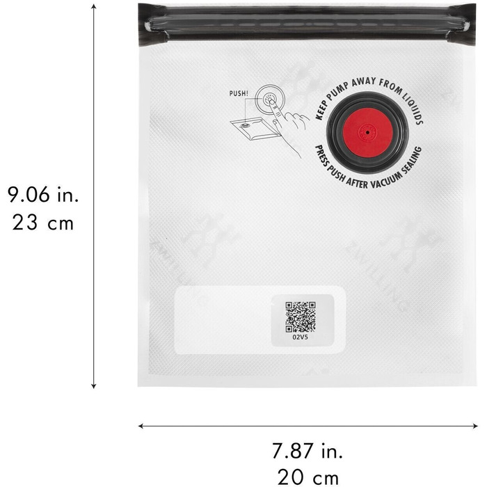 Набір вакуумних пакетів 10 предметів, S/M/L Fresh & Save Zwilling